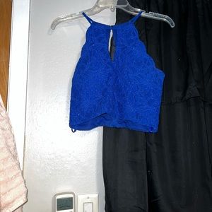 High low two piece dress